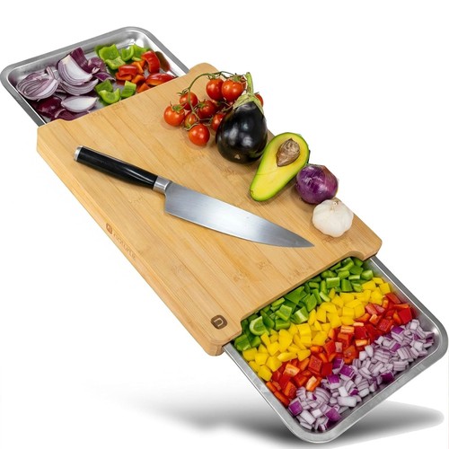 Schneidebrett holz mit zwei - schneidebrett,